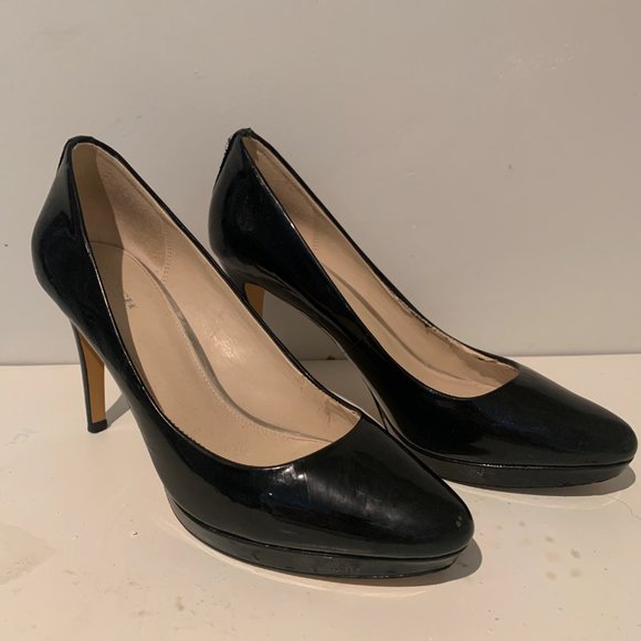 Coach platform heels, black patent leather - Picture 4 of 5